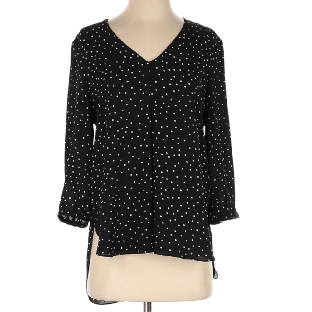 WHBM‎ HI-Lo Hem Tunic Blouse Top Size 2